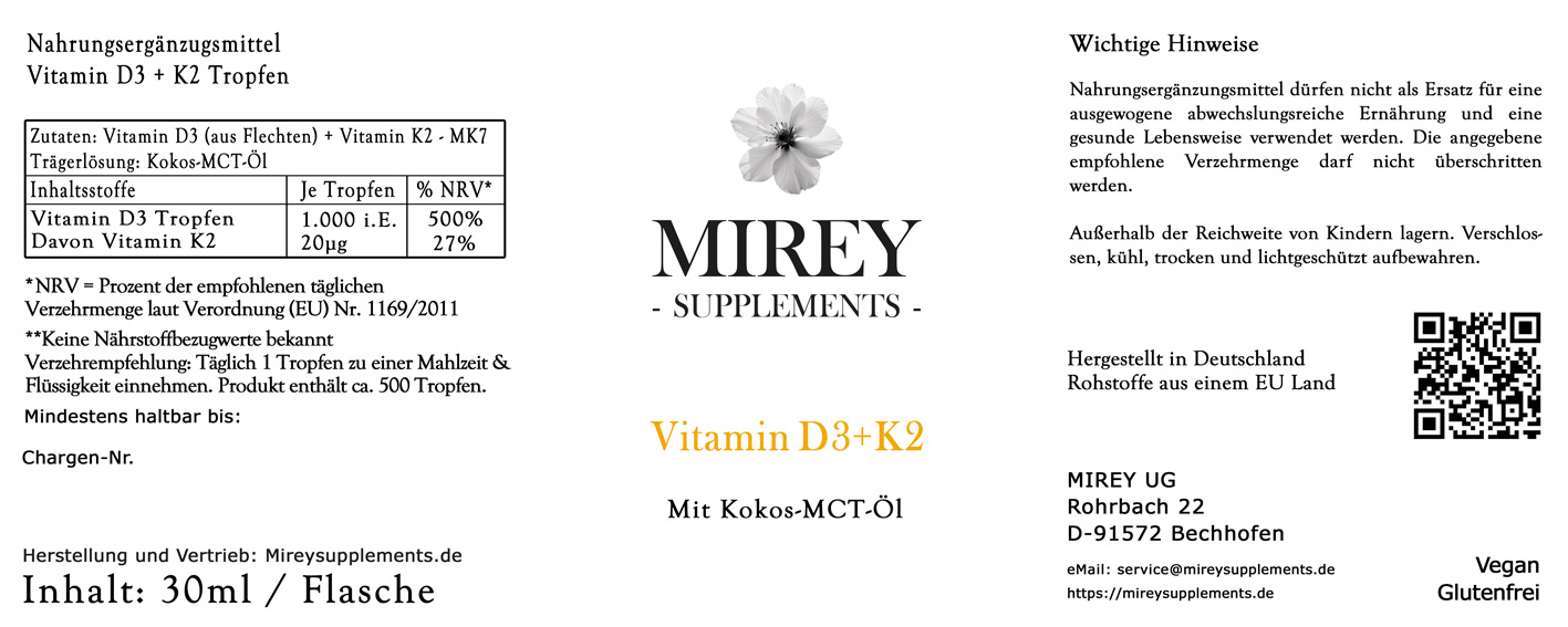 Vitamin D3+K2 (vegan) 1.000 I.E. + 20 µg – Bild 3